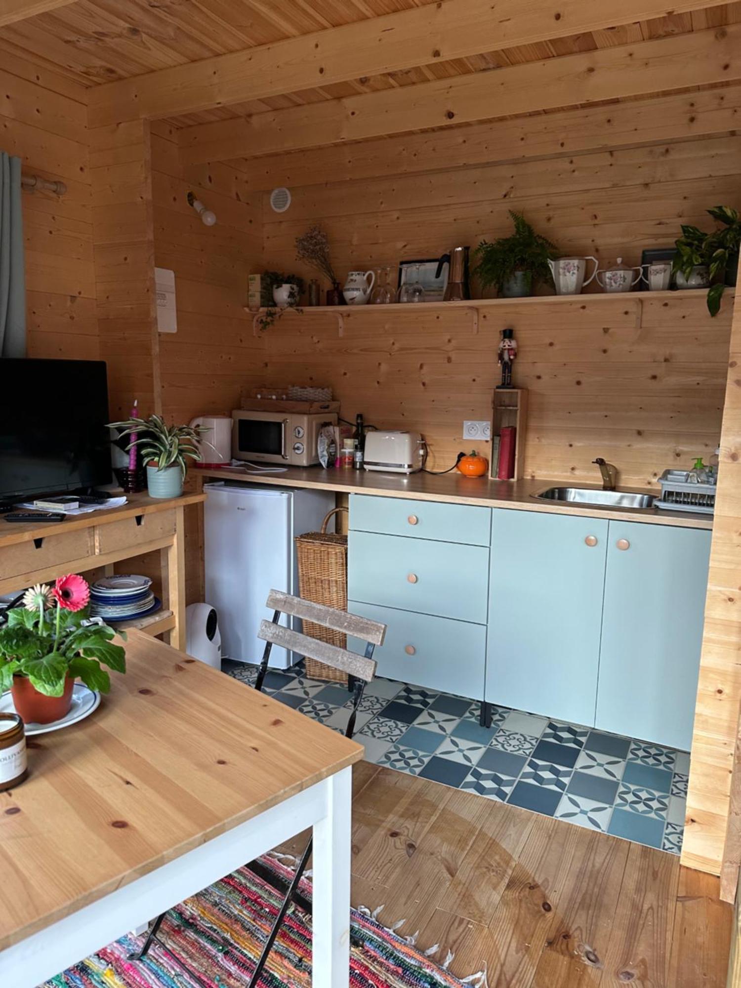 Maison En Bois 1 Chambre 4 Couchages Type Tiny House Granville Exterior photo